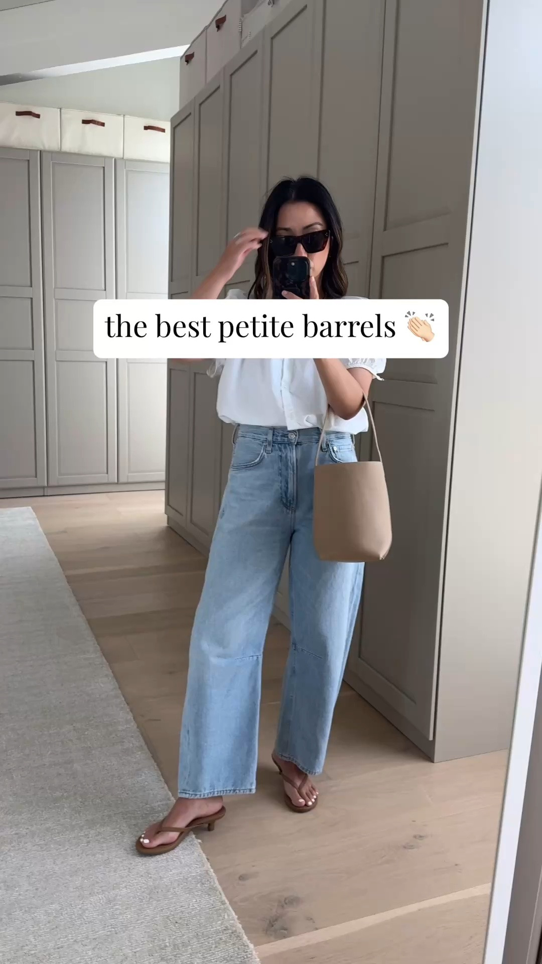 Daily outfit - the best petite jeans. So soft, comfy, yet elevated. 

J.crew top small
Citizens of humanity Miro jeans petite 25
Tkees sandals 5
The Row bag small
Celine sunglasses 
Dorsey James necklace 15”
Electric Picks earrings

summer outfits, summer style, petite style

#LTKmomlife #LTKootd #LTKPetite