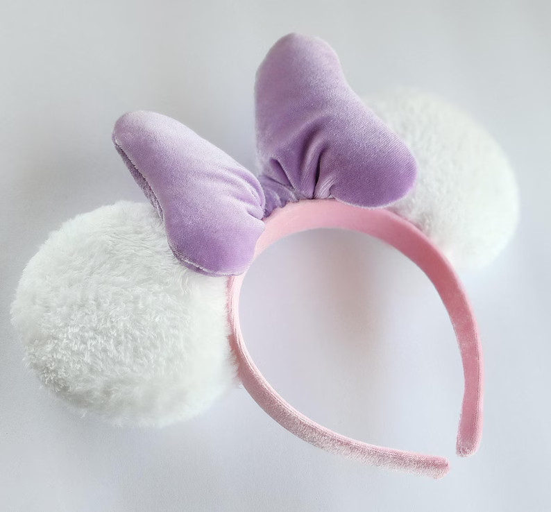 Daisy Inspired Faux Fur and Velvet Mouse Ears - Etsy | Etsy (US)