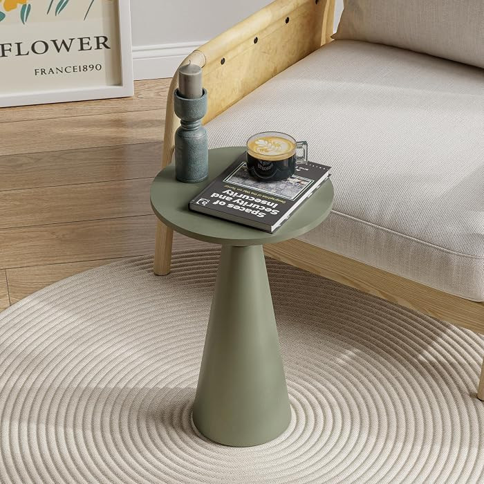 COZAYH Small Pedestal End Table Round Farmhouse Martini Table Wood Plant Stand Rustic Drink Table... | Amazon (US)