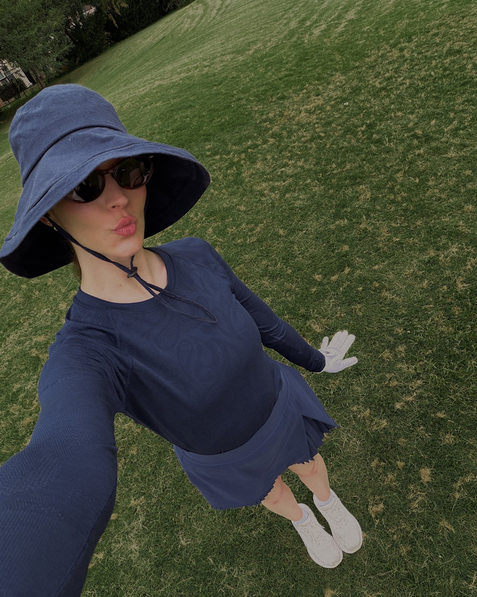 Golf outfit 
Tennis skirt / golf skirt, matching paisley top and wide brim sun hat- an Amazon find!

#LTKActive #LTKootd #LTKdayinmylife