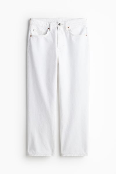 Straight High Cropped Jeans | H&M (FR, IT, ES, PT, BE)