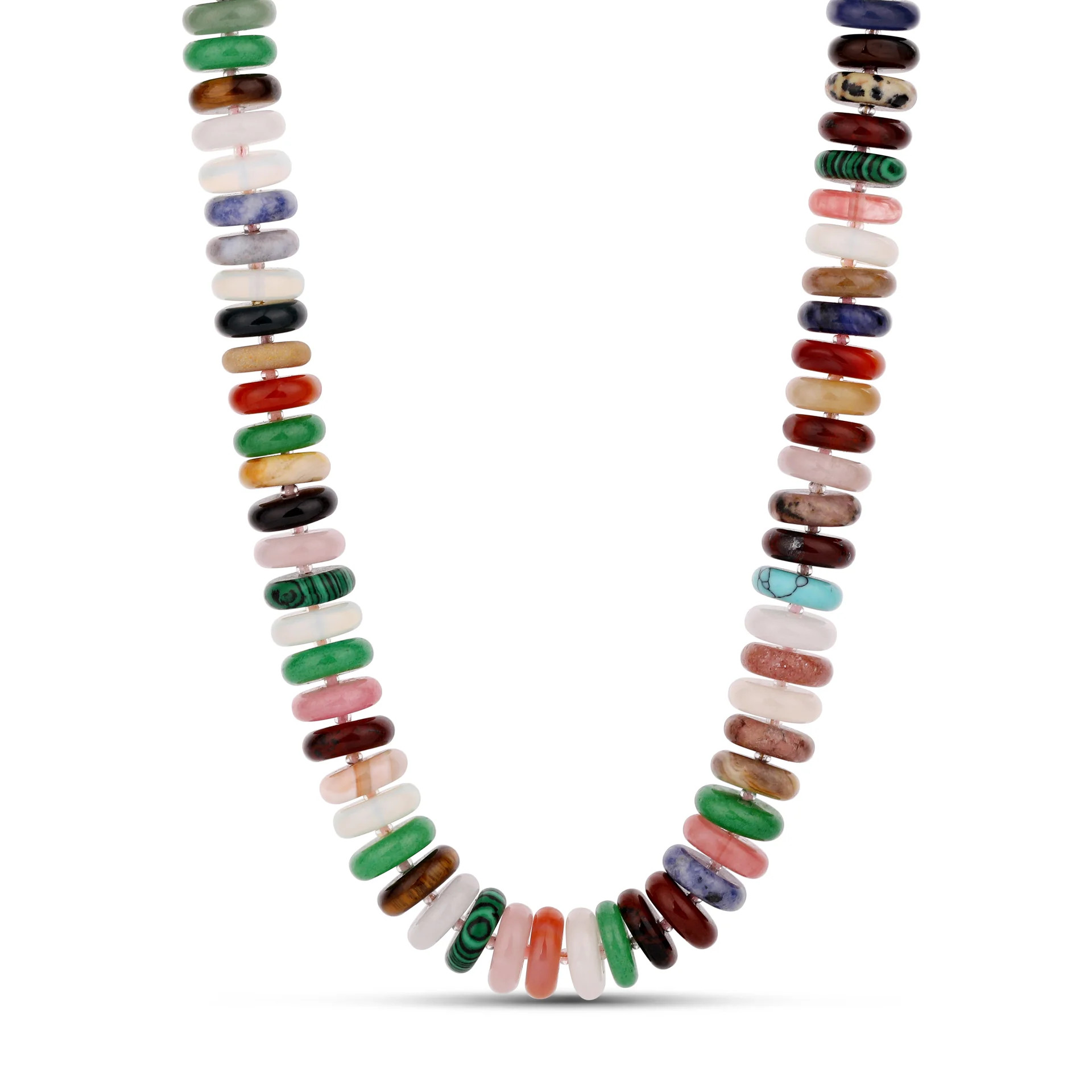Multi-Color Gemstone Necklace | Hannah B. Jewelry