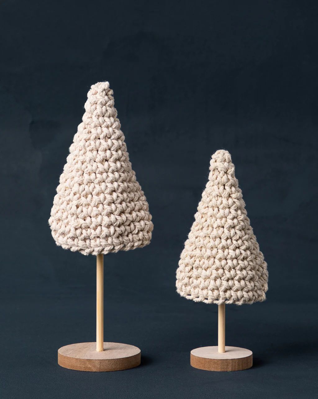 Crochet Mantel Trees (Set of 2) | McGee & Co.