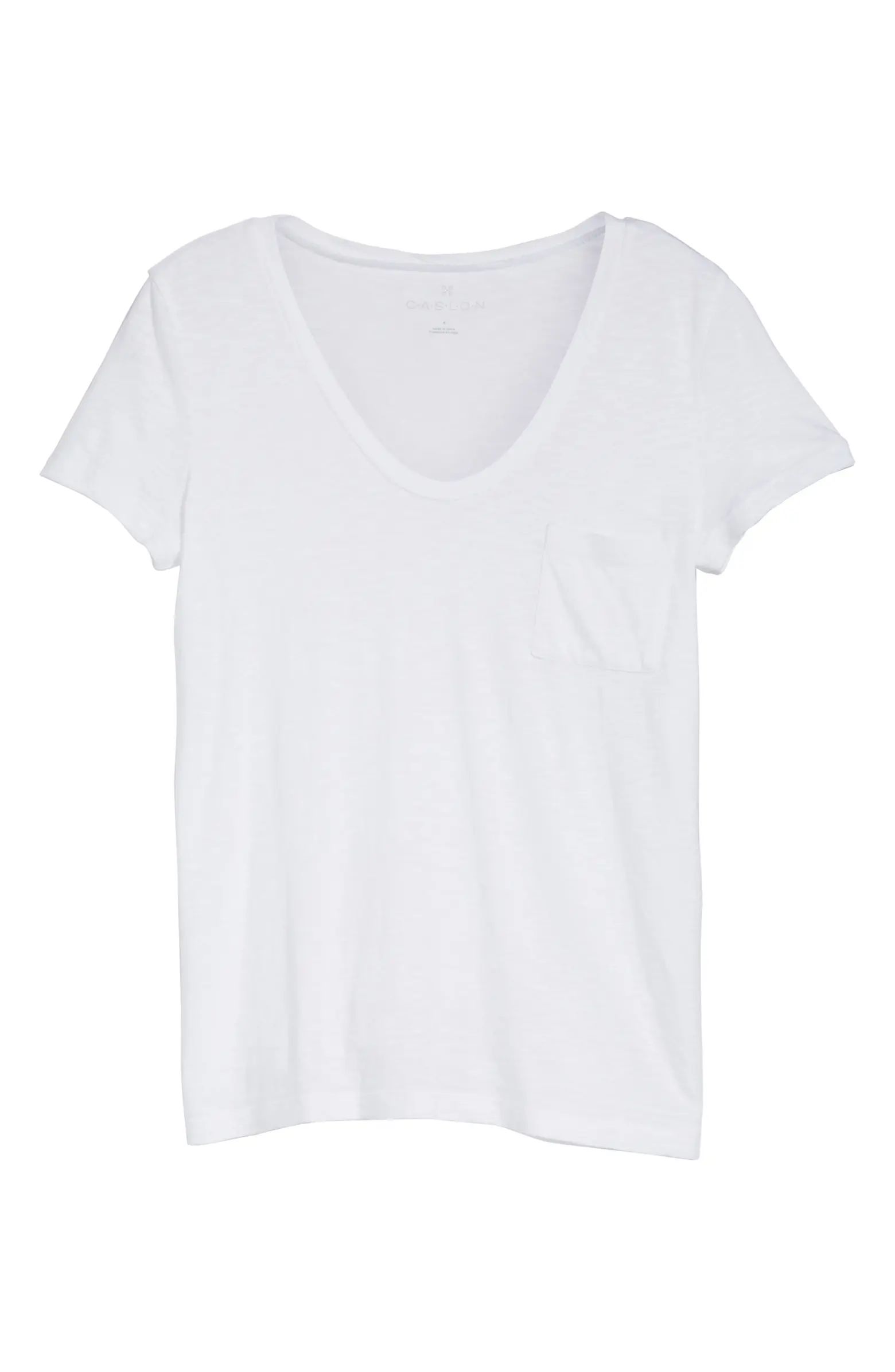 Rounded V-Neck T-Shirt | Nordstrom