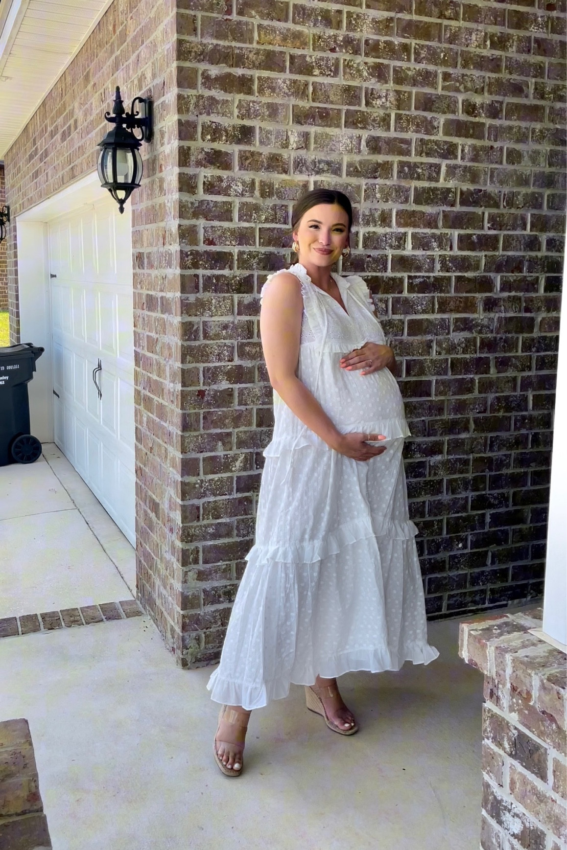 Red dress / white dress / summer dress / maternity / bump friendly / 

Wearing small! 

#LTKunder100 #LTKstyletip #LTKbump