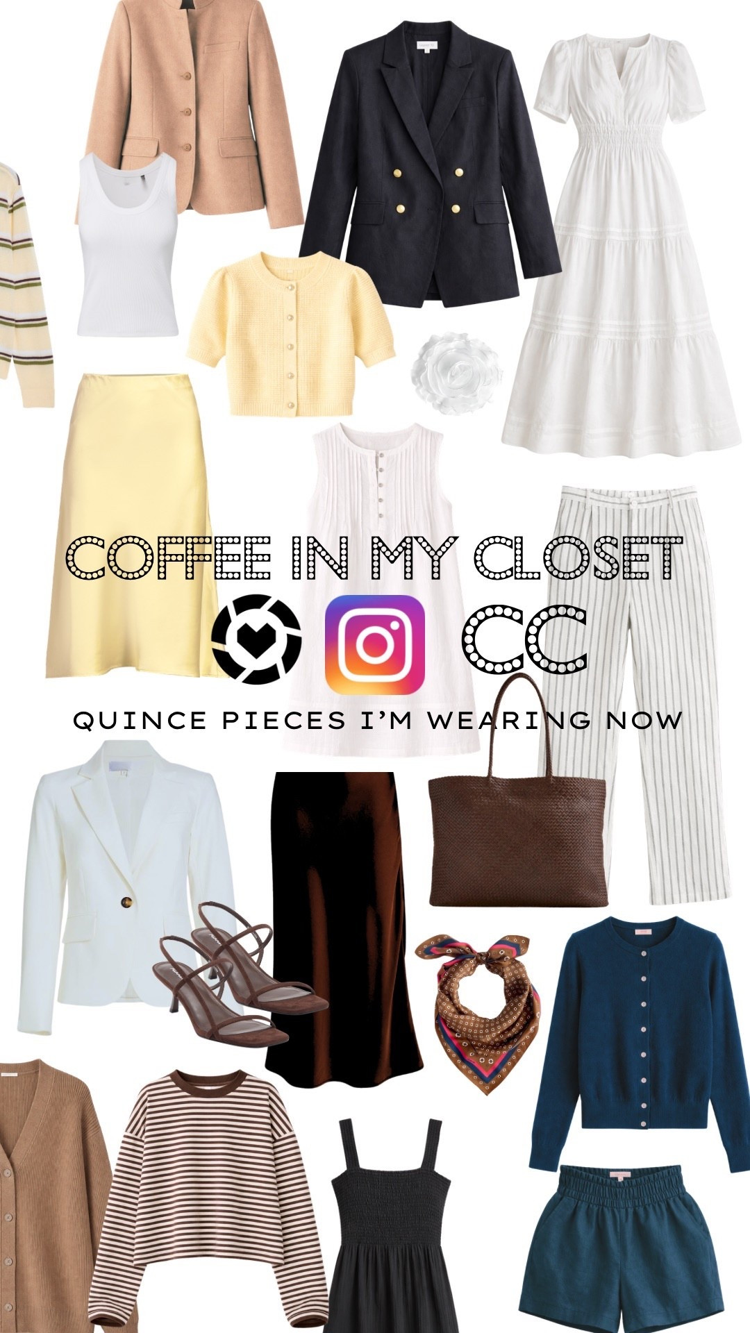 A deep dive into my closet revealed I have more of this brand than I thought and I just got more! 

These are my favorite spring and summer closet essentials from Quince