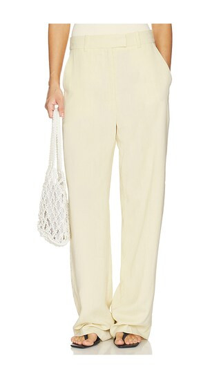 Vicki Trouser in Butter Yellow | Revolve Clothing (Global)
