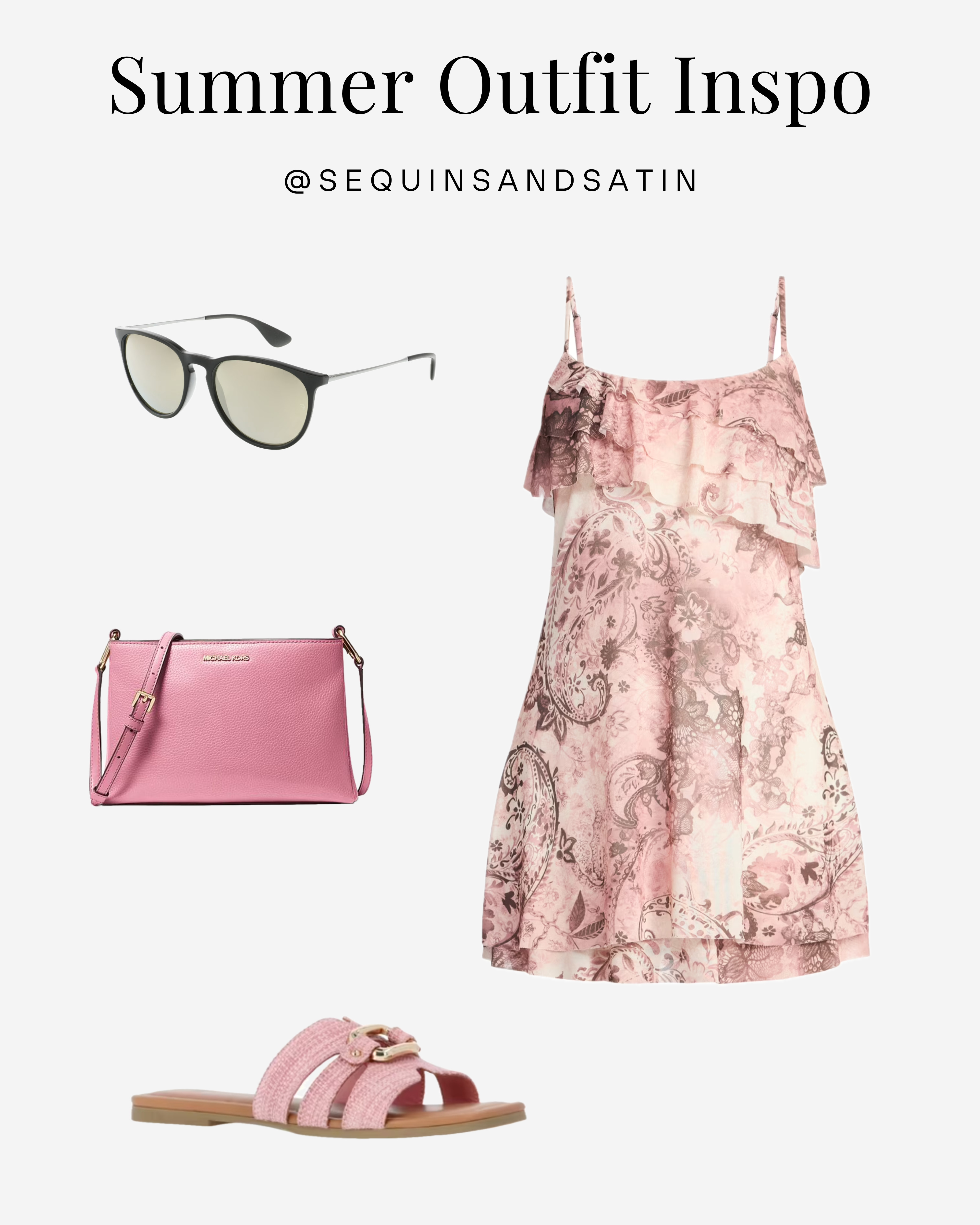 Summer dress outfit inspo! pink dress outfit, pink sandals outfit, pink purse outfit, pink bag outfit, no boundaries walmart clothing, walmart clothing, walmart fashion finds, walmart clothes women, womens fashion finds, michael kors bag, dress outfit inspo, dress outfit ideas, dress outfits, casual summer outfits, summer outfits women, affordable summer outfits, affordable womens clothes 

 #LTKootd #LTKSeasonal