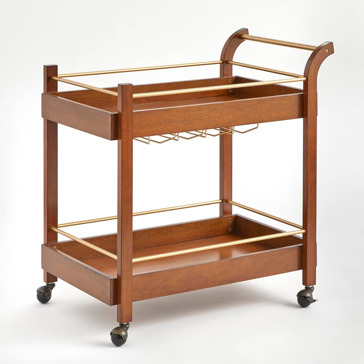 Buylateral Butler Bar Cart with Locking Casters | Target