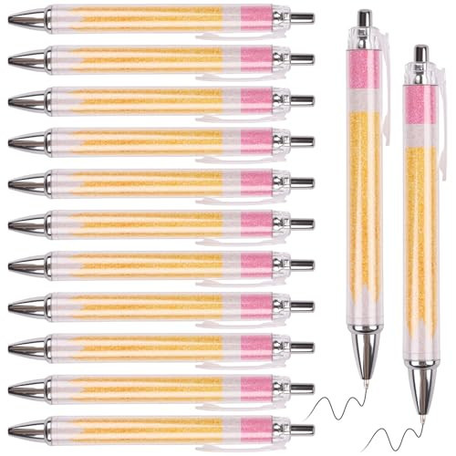 JOFONY 30PCS Teachers Pens Bulk,Retractable ballpoint pen Teacher Appreciation Gifts Best Teaching Gift for Teachers' Day Nurse Coworker Staff Office Writing Stationery Supply (glitter teacher pen) | Amazon (US)