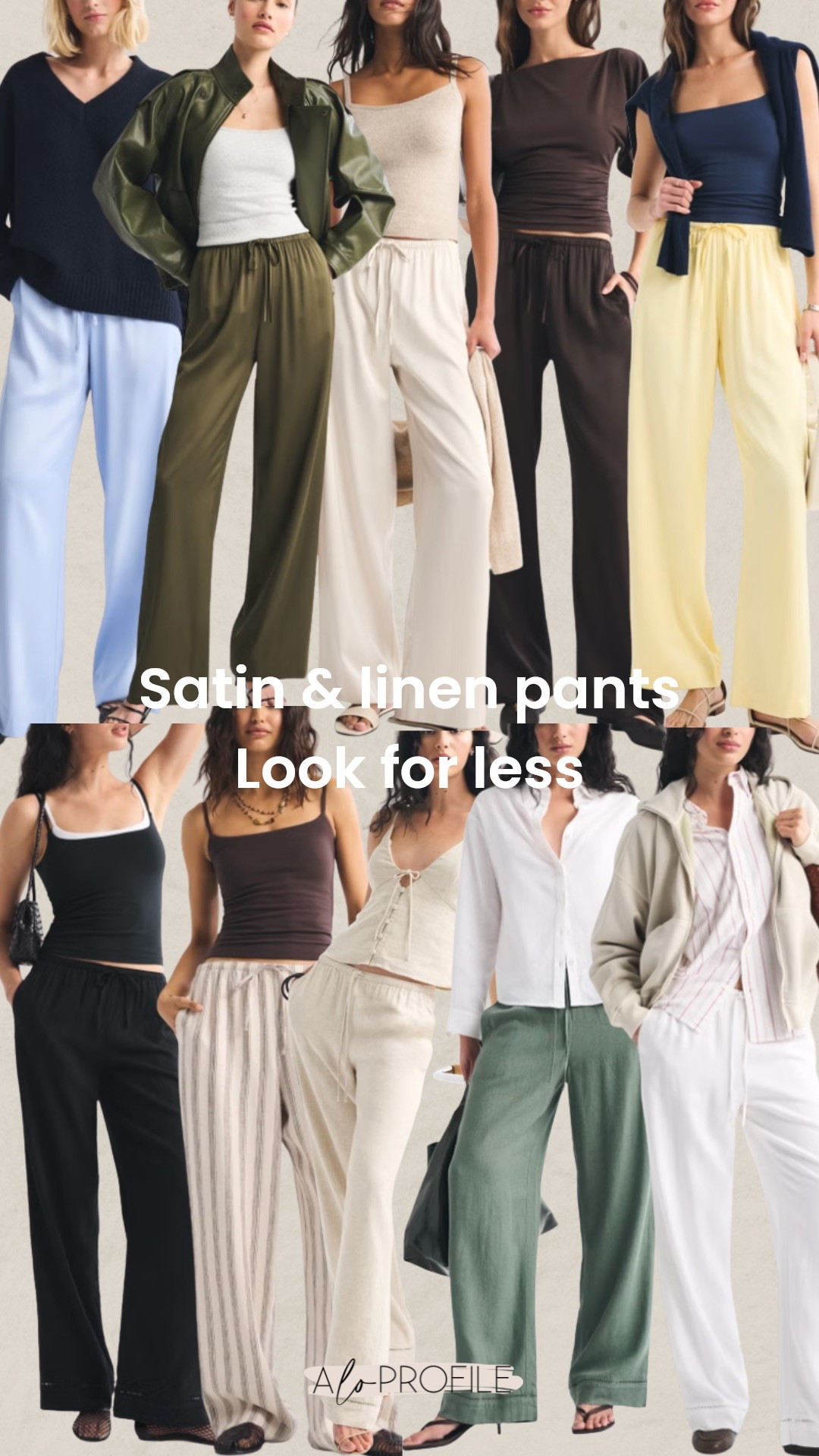 Abercrombie linen & satin pants for spring!! 

#LTKSpringSale #LTKSaleAlert