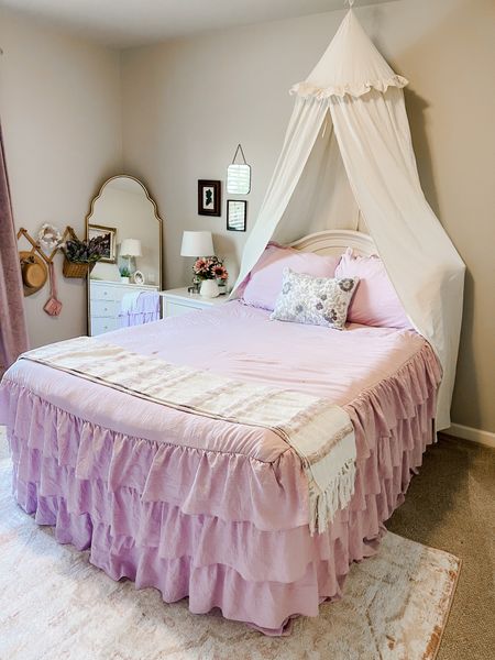 The cutest room update for your little girl. Whimsical and ready for a tea party or dress up 💜

#LTKkids #LTKunder100 #LTKhome