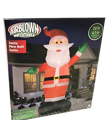 Gemmy 20 Ft Colossal Airblown Inflatable Santa Clause Indoor/Outdoor Holiday Christmas Decoration | Walmart (US)