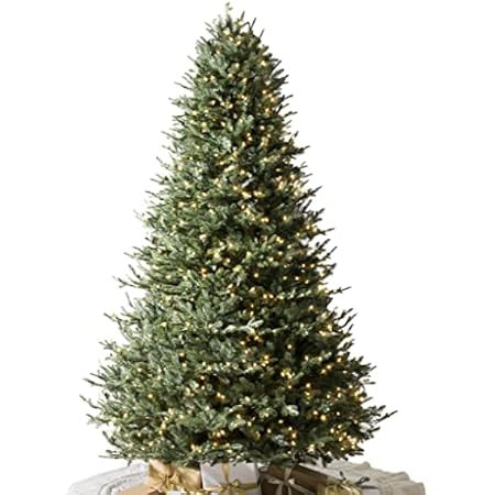 Amazon.com: Balsam Hill 7.5ft Premium Pre-lit Artificial Christmas Tree 'Traditional' Classic Blu... | Amazon (US)
