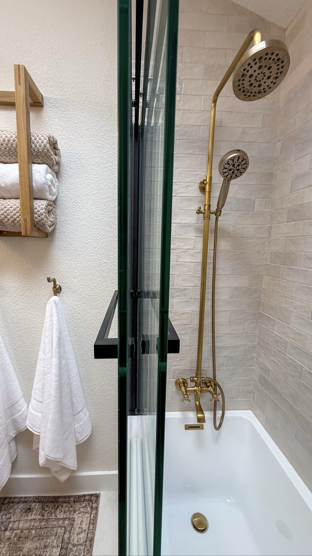 A shower system so custom, we had to link every piece separately 😂 

Sometimes when you can’t find exactly what you’re looking for, you build it—and that’s exactly what we did here. Our client had a dream shower in mind, and we were determined to make it happen.

#LTKHome