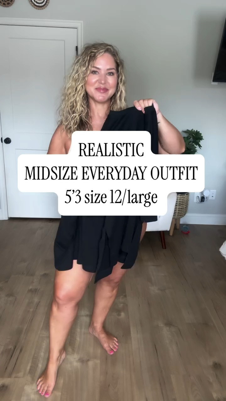 Easy & comfy outfit for running errands or lounging! 

#LTKootd #LTKMidsize #LTKOver40