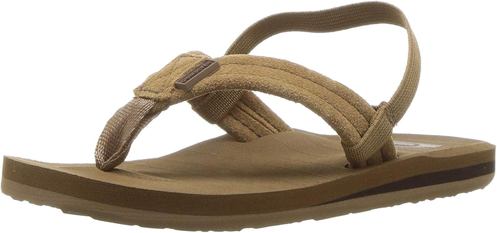 Quiksilver Carver Suede Toddler Flip Flop (Toddler) | Amazon (US)