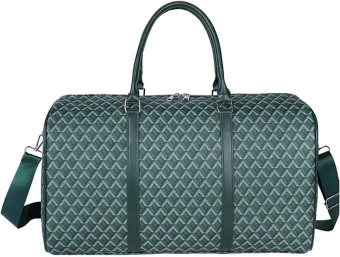 21L PU Travel Duffel Bag – Stylish Weekender with Dry Wet Separation, Adjustable Strap, Carry-O... | Amazon (US)