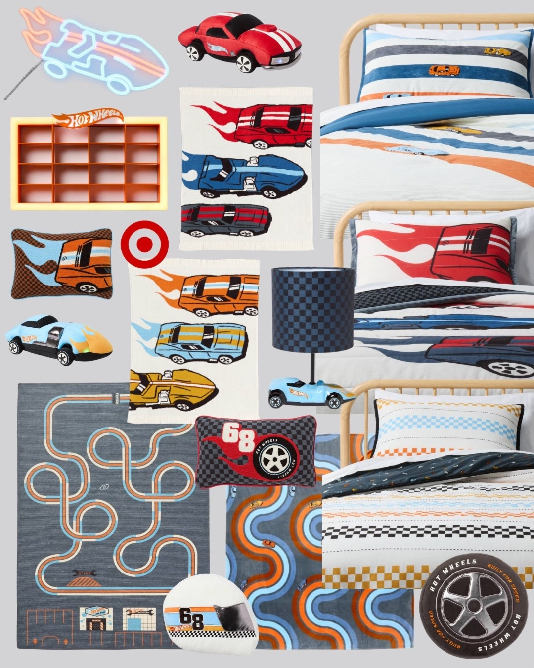 New at Target! 🏎️✨

This line just dropped today! They have lots of different options for sheets, comforters, throws & rugs! I was only able to include a few of them here, check out the rest in the links below! 

Don’t wait! Some items are already showing as low in stock! ⚠️

Keywords: race car, hot wheels, comforter, sheets, car rug, car lamp, car pillow, car light, car throw blankets, kids, boys, wheel, hot wheels display case 

#LTKmomlife #LTKHome #LTKKids