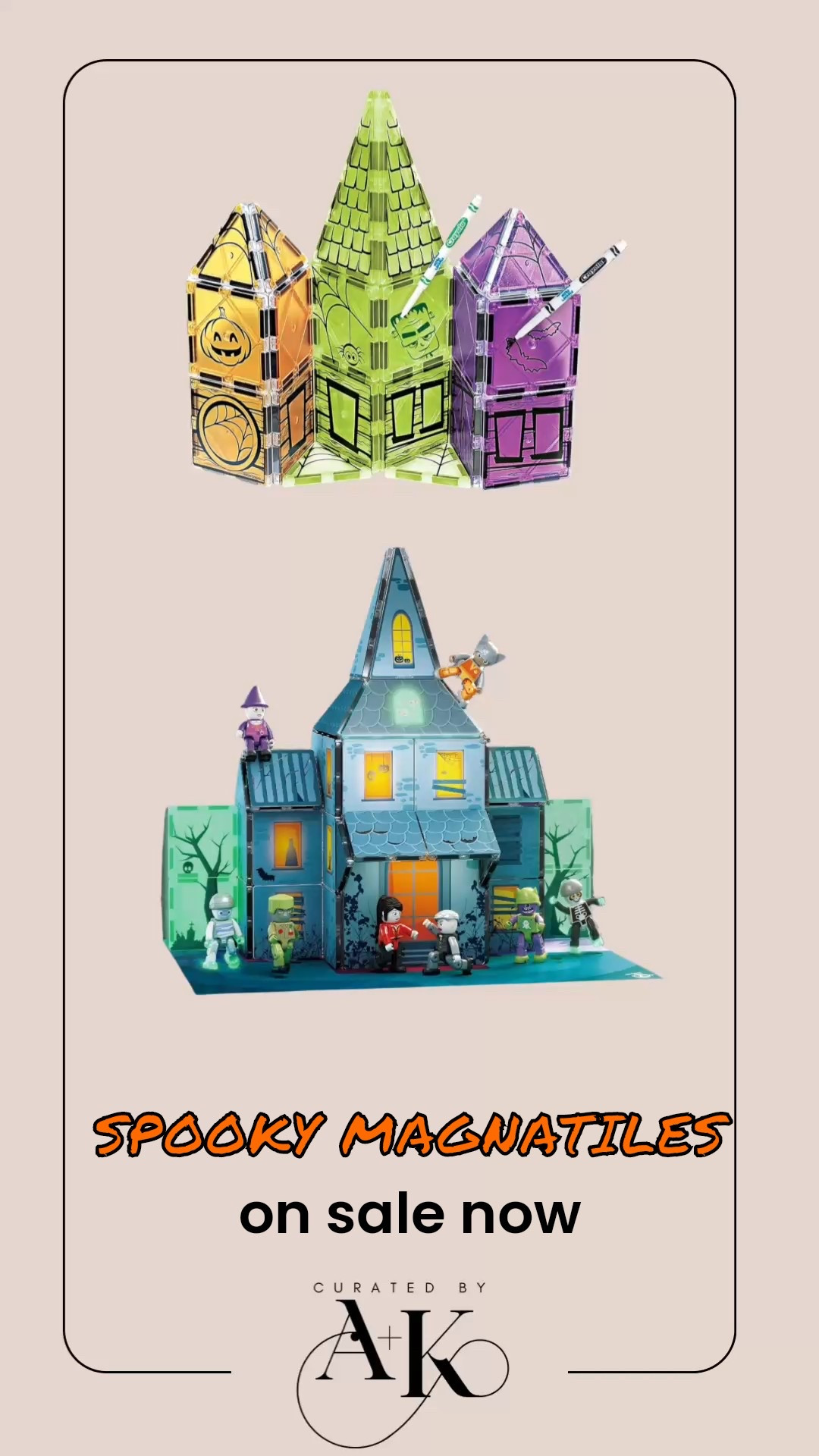Spooky Magnitiles are on sale now!

#LTKParties #LTKSaleAlert #LTKKids