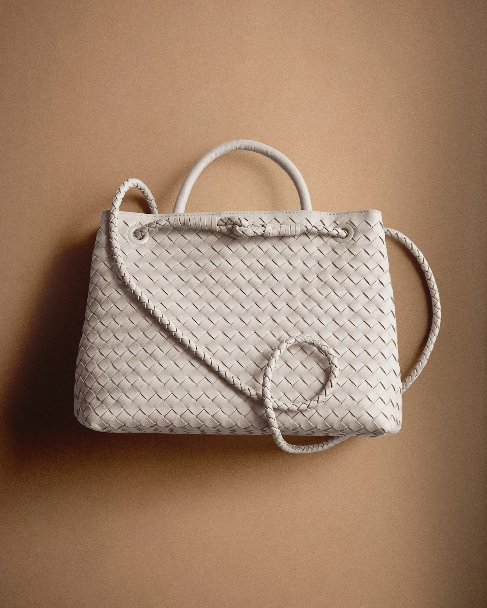 Italian Leather Handwoven Mini Satchel | Quince
