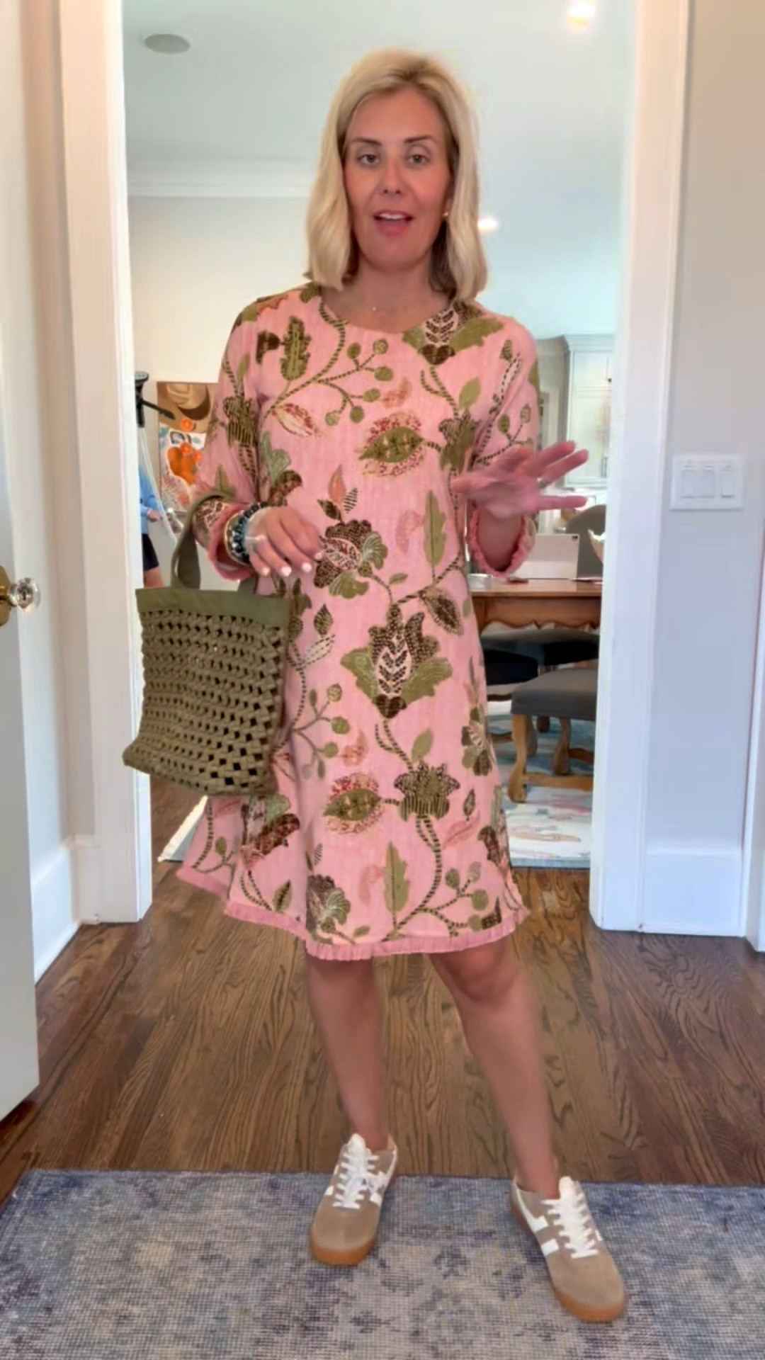Spartina 449 is so good….gorgeous prints, comfy knit material with the most amazing trim always. I’m in small dress and 8 sneakers. 

*code Catherine20 at Allie + Bess

#LTKdayinmylife #LTKootd #LTKmomlife