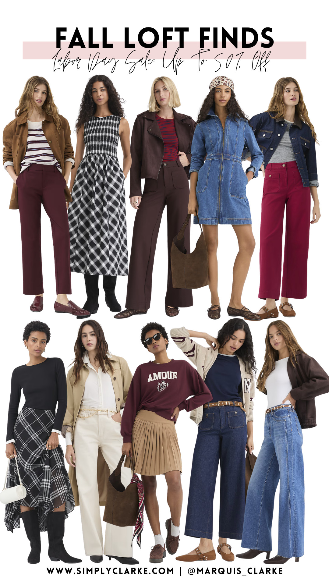 Fall LOFT finds I’m loving! So many cute new arrivals, and they’re up to 50% off for Labor Day! #LOFTStyle #FallOutfits #LaborDaySale #FallFashion #LTKStyleTip

 

 #LTKootd #LTKSeasonal #LTKSaleAlert