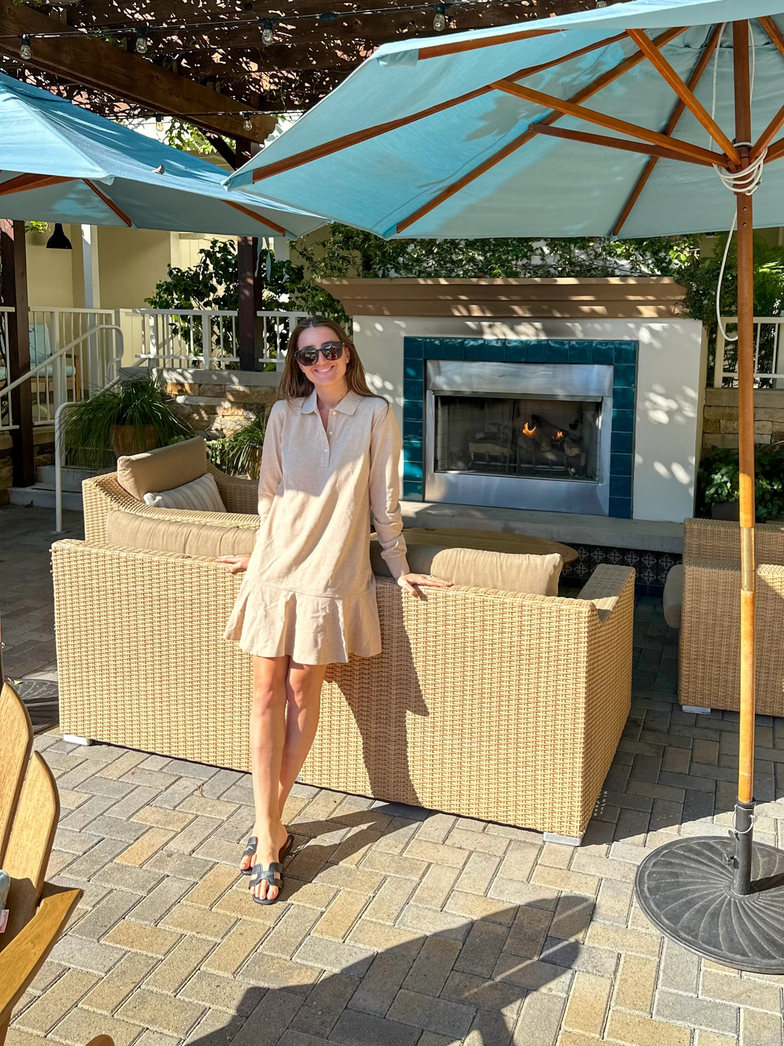 Wearing my new Tuckernuck tan dress for a fall look @ Carmel by the Sea! Wearing a size medium.

#LTKStyleTip #LTKSeasonal #LTKTravel