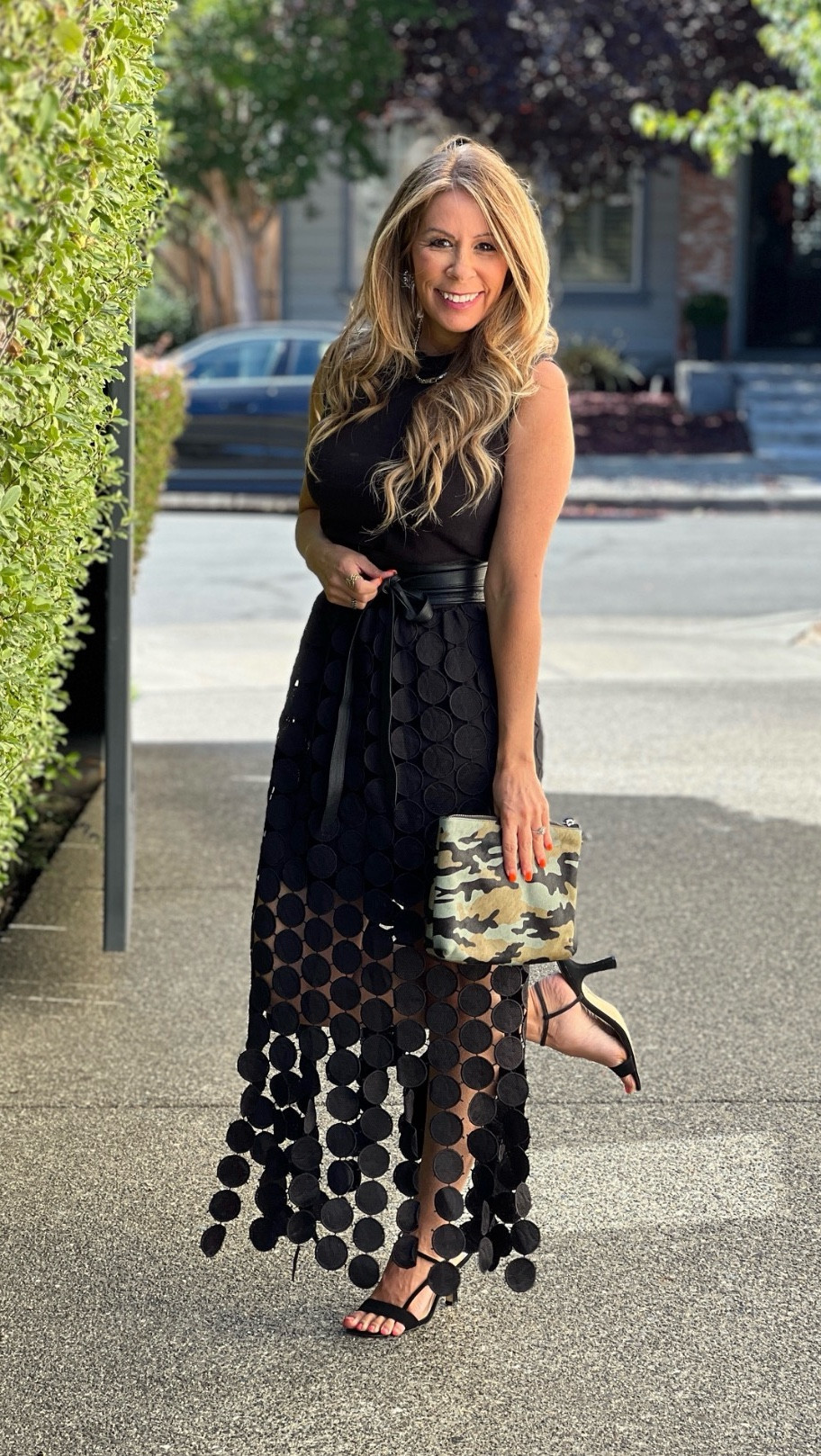 Petites! Wear the maxi 

Modern • Chic • Affordable 

If you’ve ever avoided one because it adds too much volume to your frame, try this one! 

It works because the disc fringe creates negative space allowing for a lighter and open look. The discs also create movement for visual interest. This one is beyond chic and modern and the fact that it’s so affordable is incredible. 

Style tip:

I’ve paired the skirt with a leather Obi belt and sweater (sleeveless black tank also looks great) to create a longer line with a monochromatic look. 

Xo,
Jill 💋
•
•
•
Maxi | petite| style ideas | neutral | minimalist | fashion | affordable | elegant | sleek | designer look | heels | how to wear | dupe


#LTKgrwm #LTKOver40 #LTKPetite