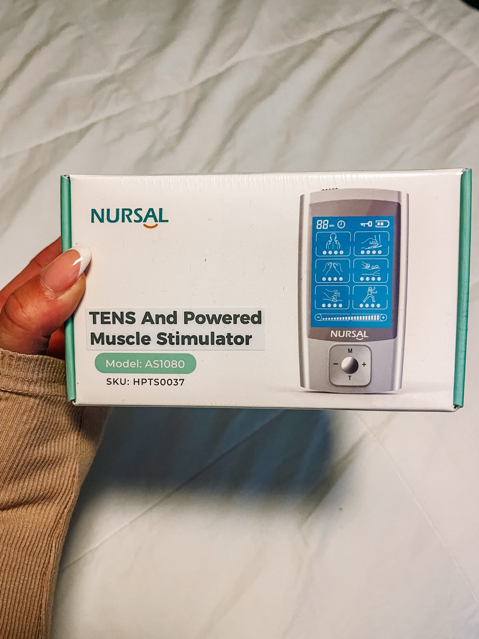 Gifts for him!! 🎄
Muscle/back pain?? Try a TENS unit!! Under $30 plus an additional 10% off coupon!! 
Arrives before Christmas! 
Details:
NURSAL 24 Modes TENS Unit Muscle Stimulator with Continuous Stimulation, Rechargeable Electronic Pulse Massager with 8 Pads for Back and Shoulder Pain Relief and Muscle Strength

#LTKSaleAlert #LTKMens #LTKHoliday