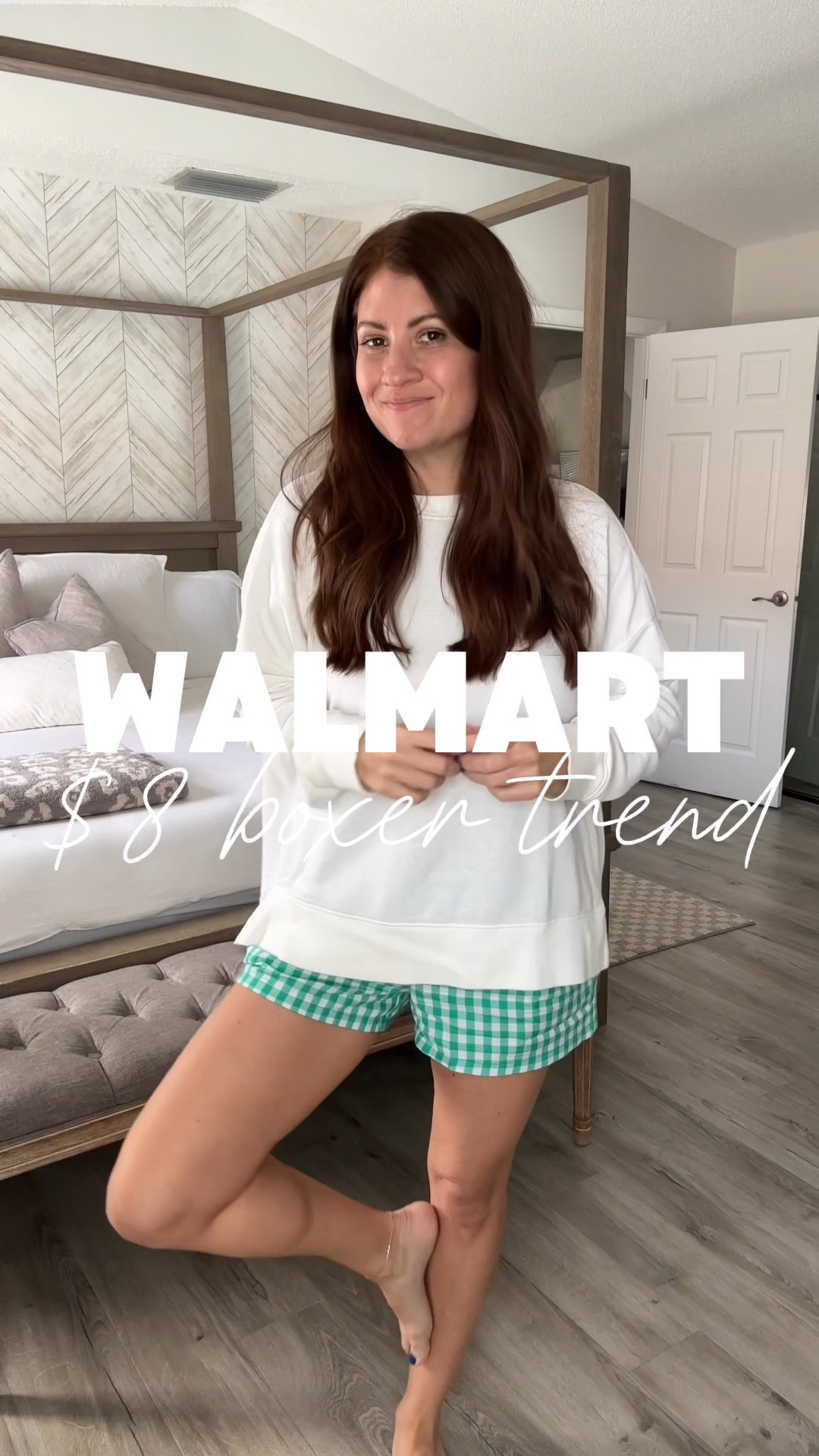 Walmart $8 boxer trend but make it super cute for spring 🌸🌷🌼

Fllollow me for more affordable fashion and Walmart finds! 

Wearing: 
Size small in all the prints! 

#LTKOver40 #LTKStyleTip #LTKSeasonal