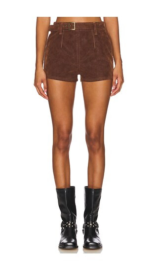 Free People x We The Free Jada Micro Short in Brown. - size 29 | Revolve Clothing (Global)