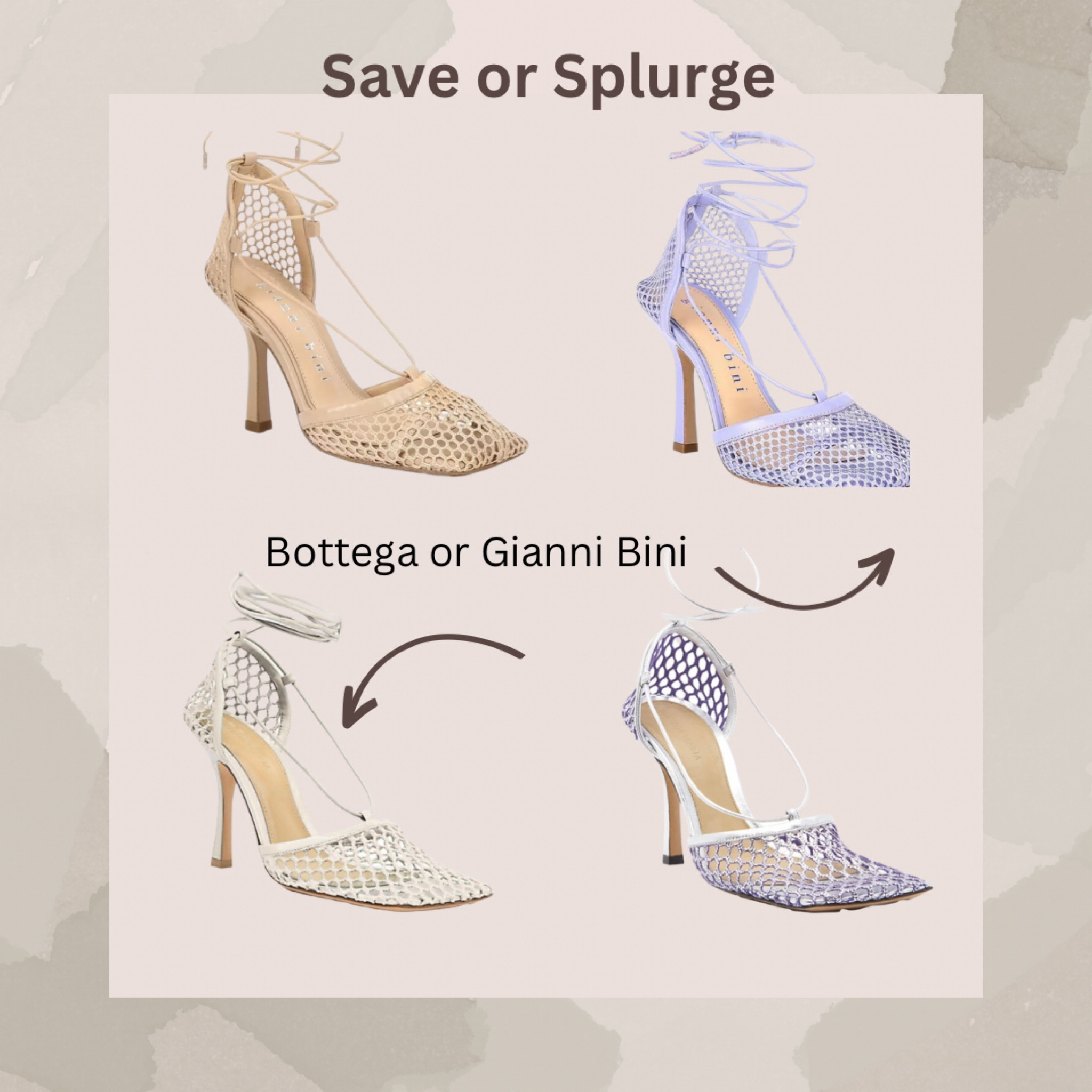 Save or splurge 
Bottega or giani bini 

#LTKunder100 #LTKFind #LTKshoecrush