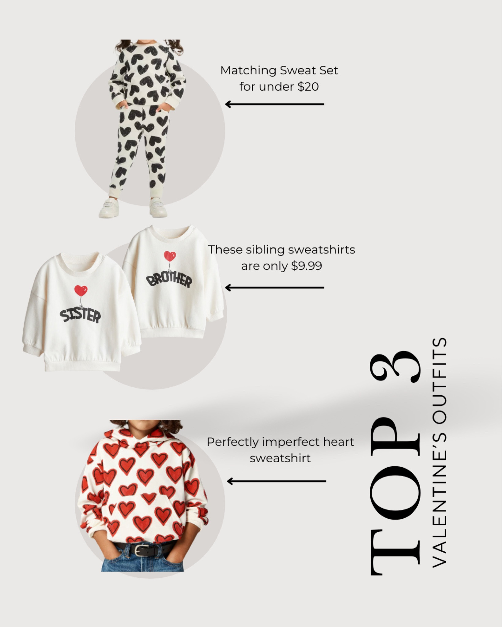 Valentines outfits for girls and boys!  Loving these matching heart printed sweatpants and sweatshirts, these sibling sweatshirts and heart hoodie! 

#targetstyle #girlsoutfits #valentinesoutfits #boysoutfits

#LTKSeasonal #LTKKids #LTKStyleTip