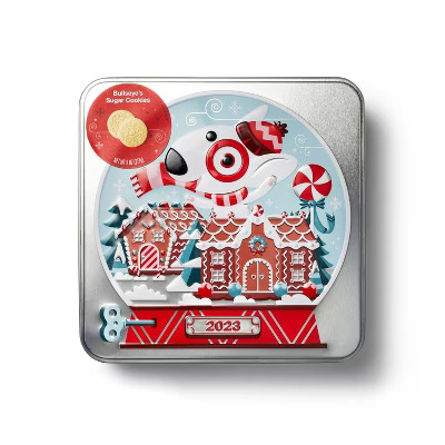 Holiday Bullseye's Shortbread Cookies 2023 Collectible Tin - 8oz - Favorite Day™ | Target