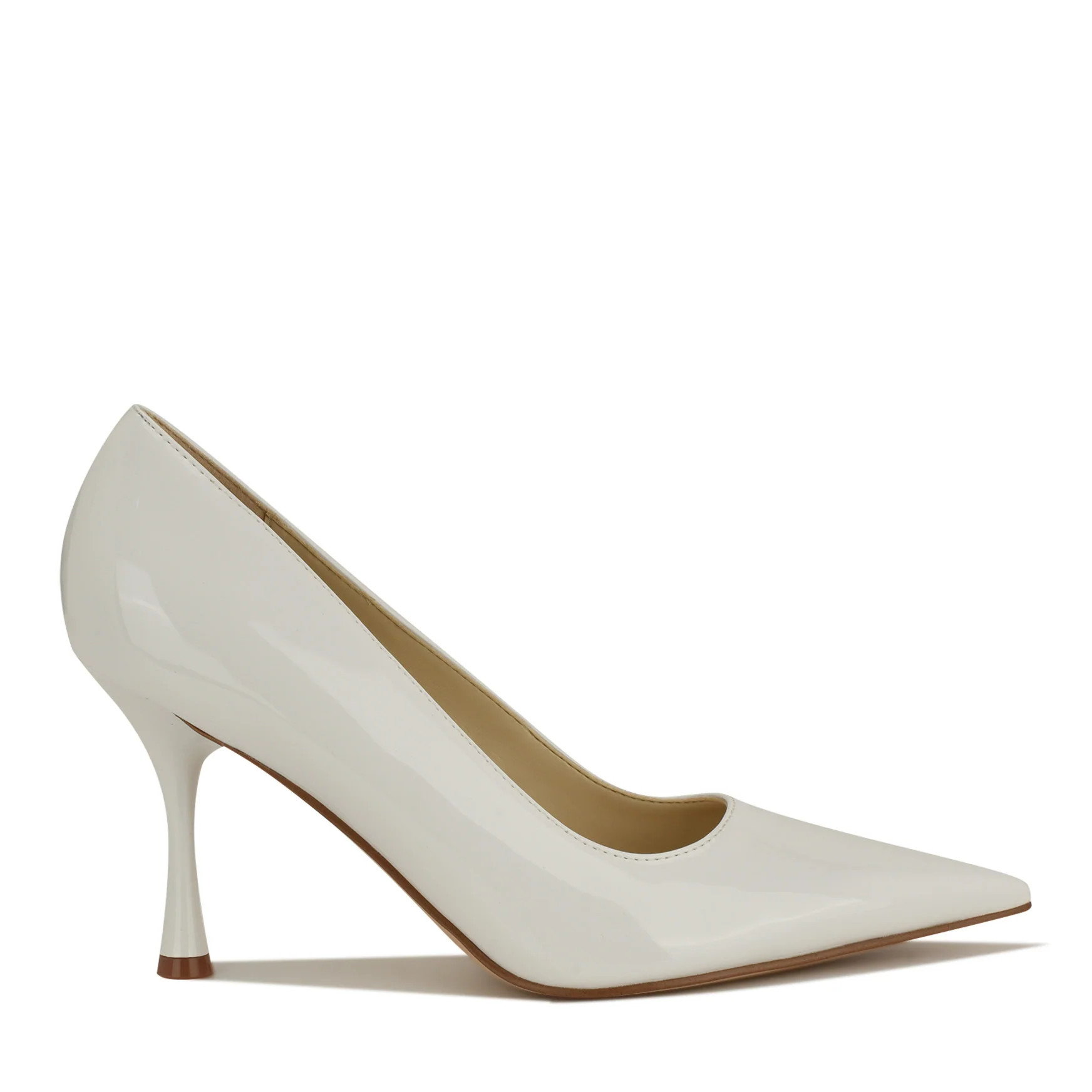 Women's Pursee Pointy Toe Pumps - White Patent | Nine West | Nine West (US)
