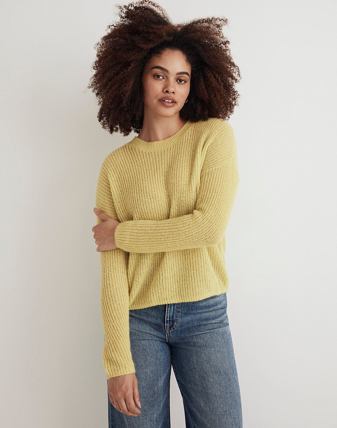 Ribbed Crewneck Sweater | Madewell