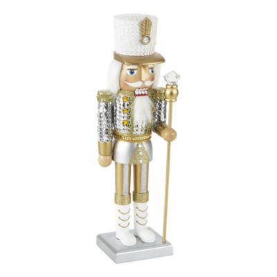 North Pole Trading Co. 14" Metallic Sequin Christmas Nutcracker | JCPenney