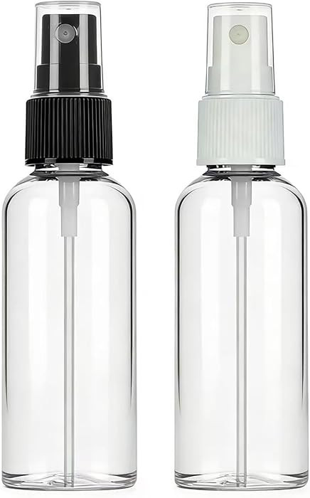 1 Oz Travel Spray Bottles, Thickened Reusable Refillable Plastic Sprayers 2 Pack | Amazon (US)