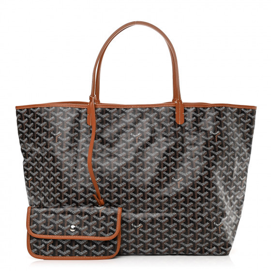 GOYARD Goyardine Saint Louis GM Black Gold | FASHIONPHILE | Fashionphile
