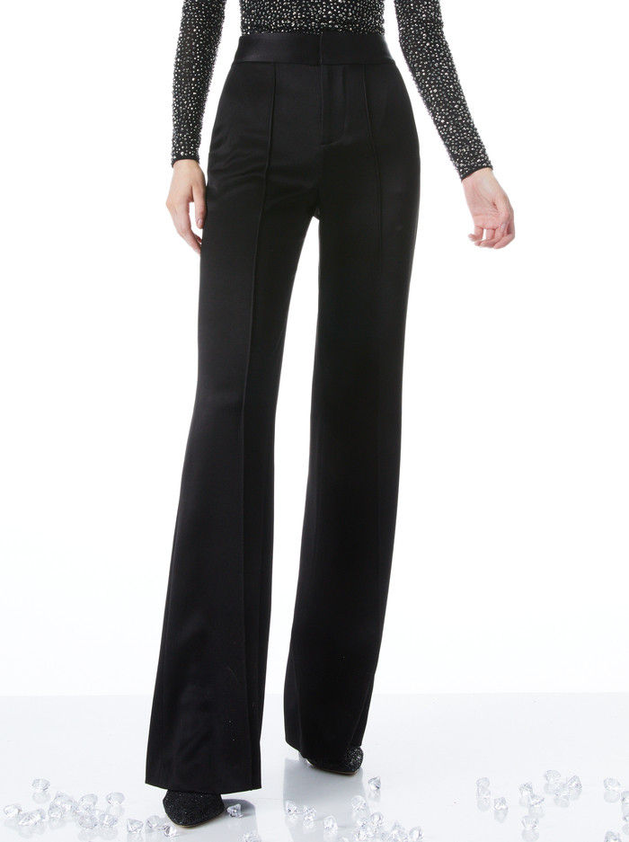 DYLAN HIGH WAISTED WIDE LEG PANT | Alice + Olivia