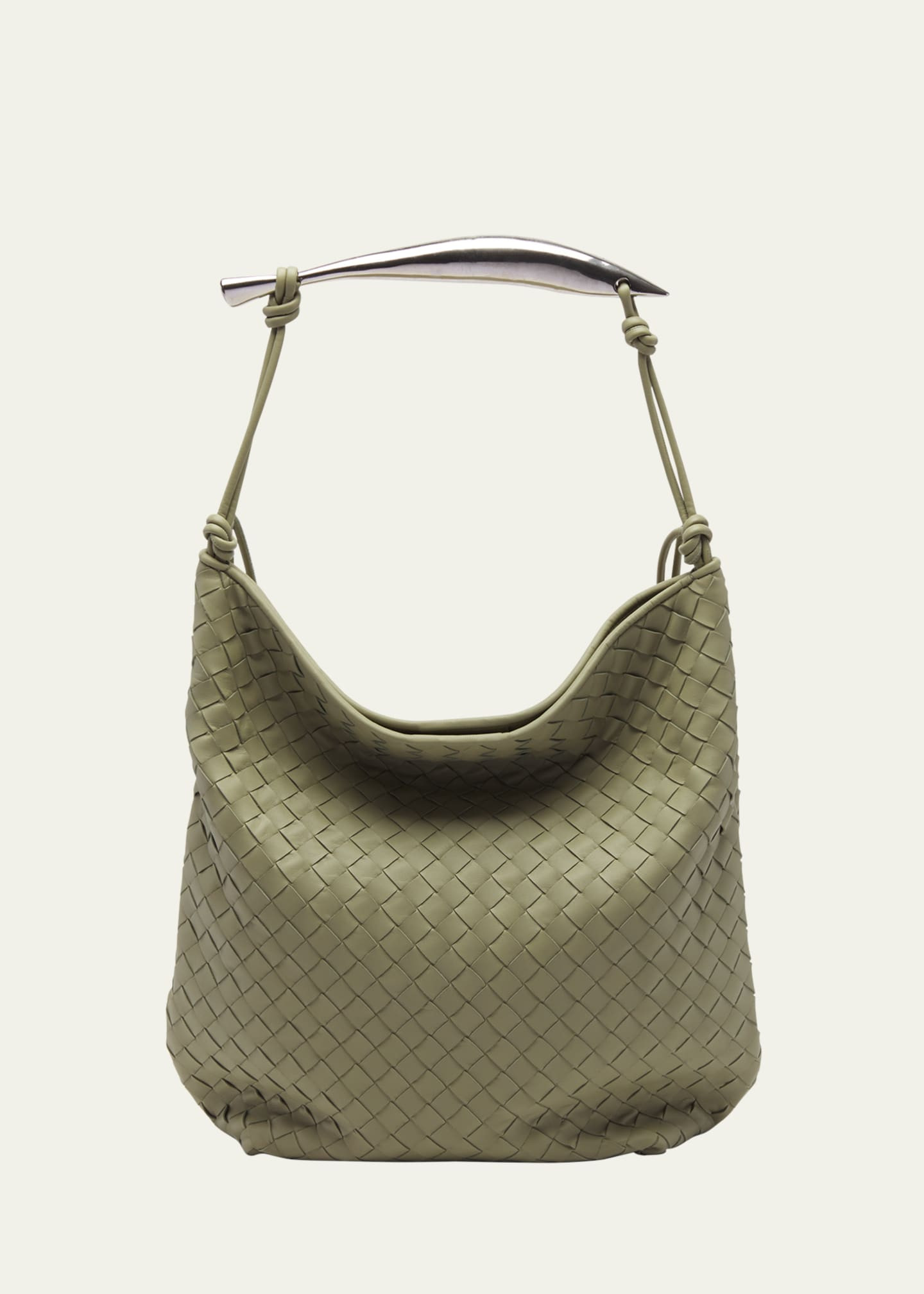 Bottega Veneta Sardine Large Intrecciato Leather Hobo Bag | Bergdorf Goodman