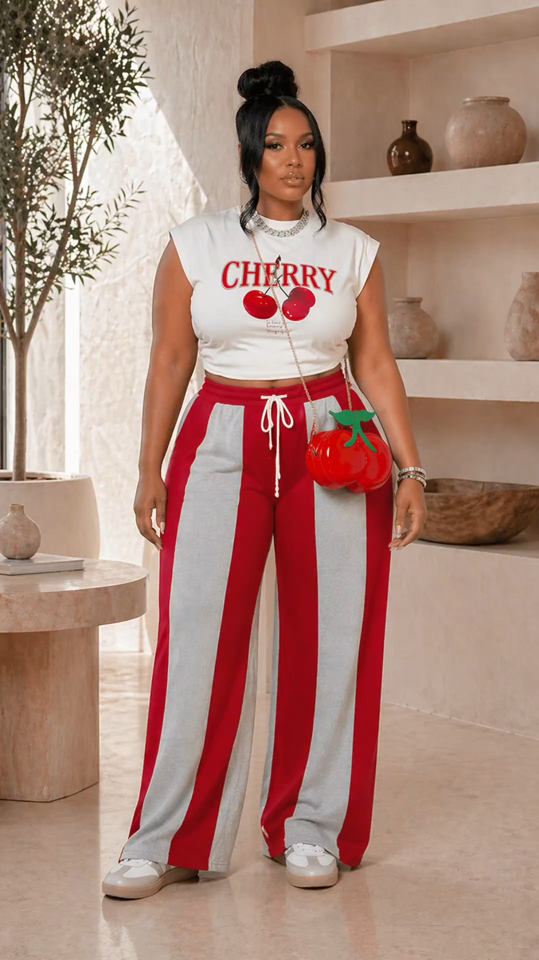 This cherry look is giving playful, sporty, and cute with a whole lot of personality 🍒✨

#LTKPlusSize #LTKgrwm #LTKMidsize