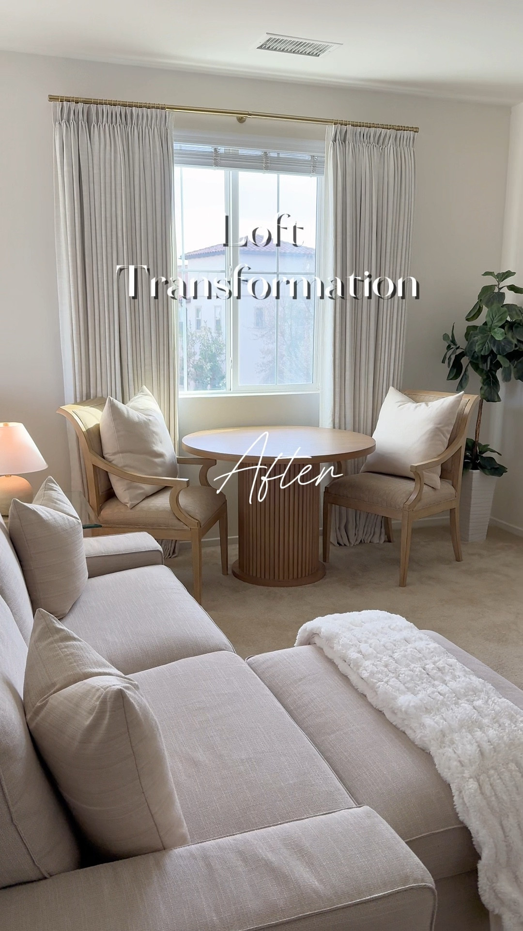 Loft room transformation with luxurious custom curtains!

DETAILS:
✨BRAND: Two Pages
✨CURTAIN: Liz Linen Pinch Pleat
✨COLOR: Ivory White (1908-2)
✨DETAILS: triple pleat + blackout

Designer curtains 
Two pages curtains 
Room transformation
Neutral home
Beige home decor 
Curtains 
How to make your home look expensive 



#LTKHome