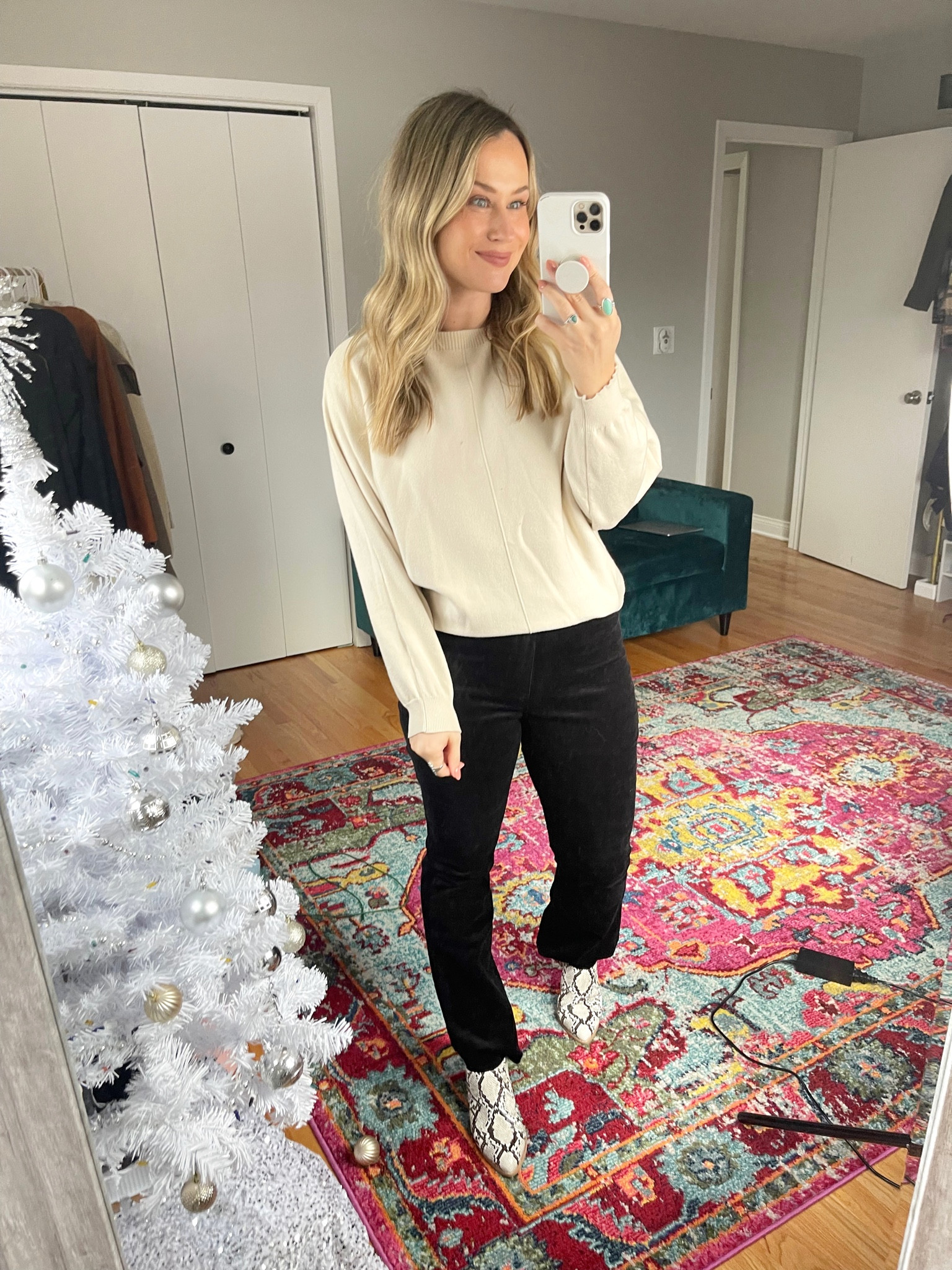 Casual outfit idea from amazon! This sweater and pants are both on sale for cyber Monday 

#LTKCyberweek #LTKstyletip #LTKunder50