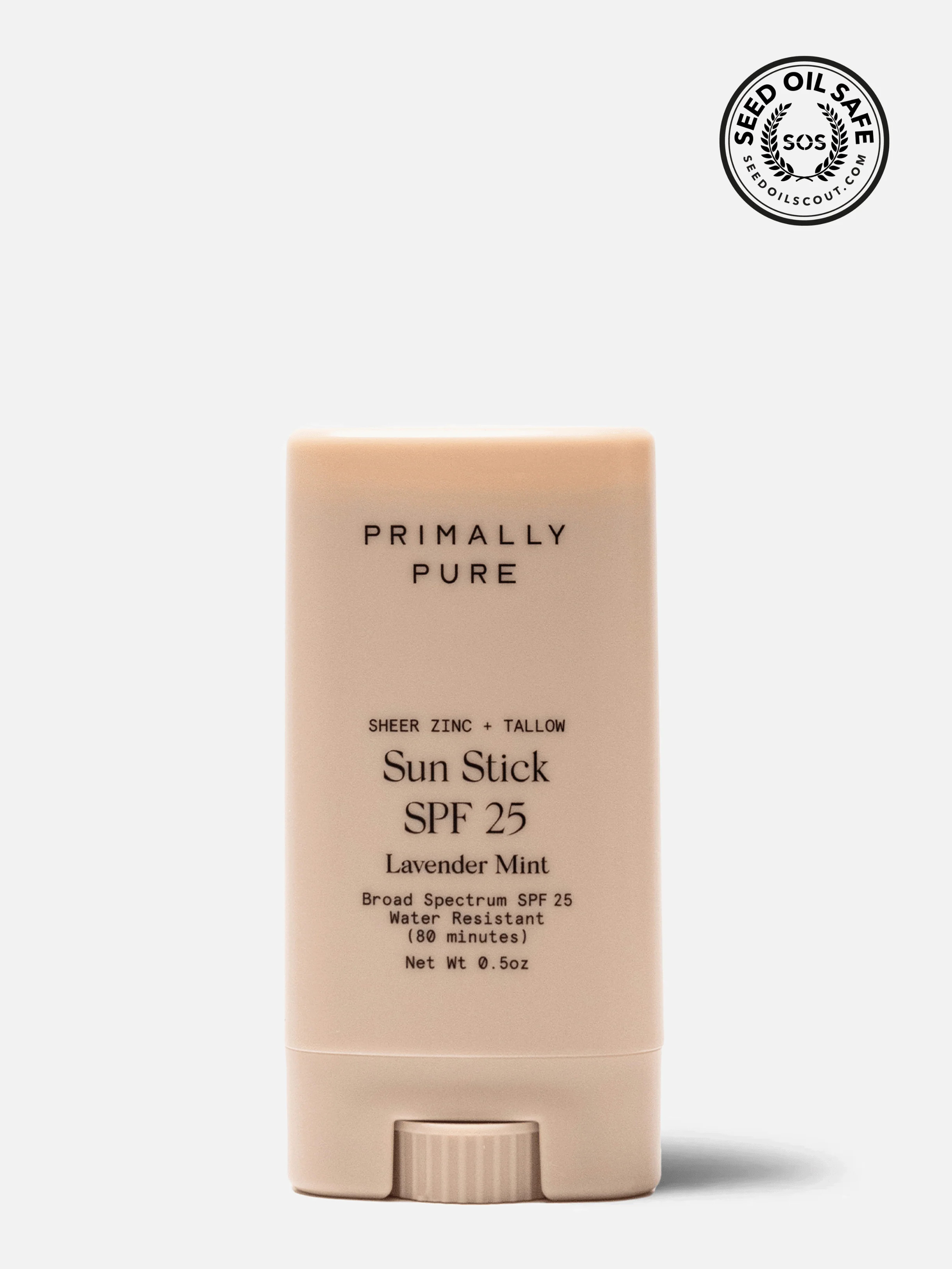 Sun Stick SPF 25 | Primally Pure Skincare | Mineral Sunscreen Stick | Primally Pure