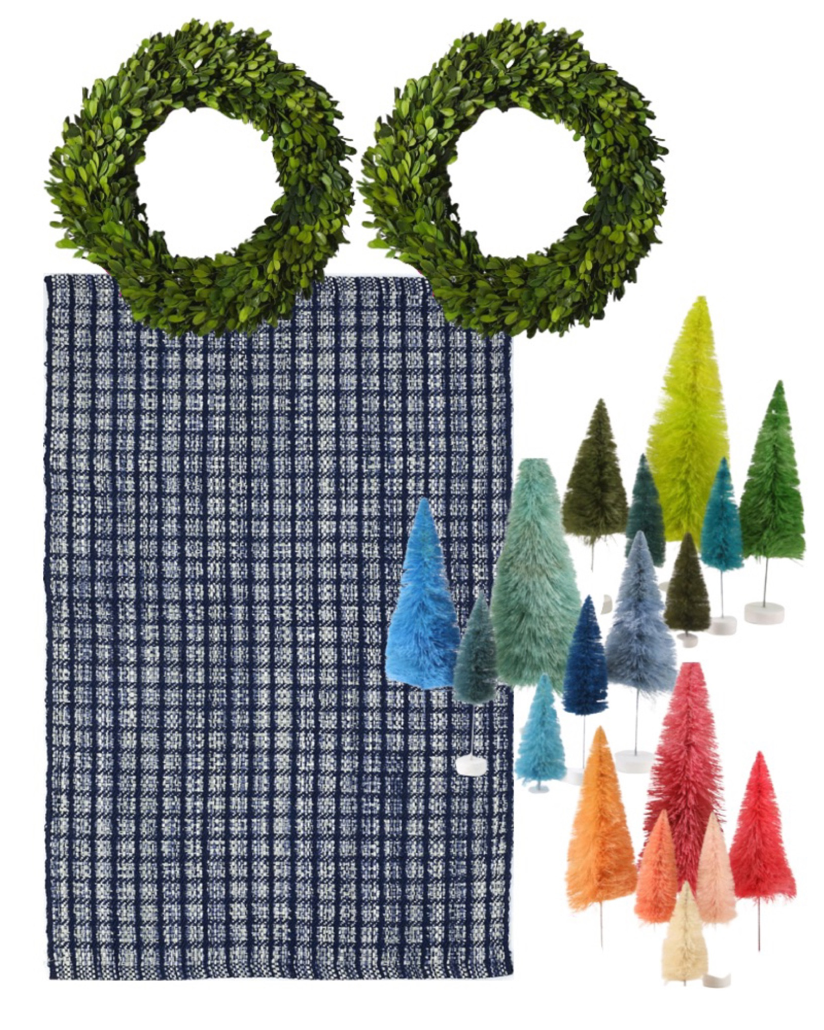 Christmas decor, colorful Christmas, front porch decor, Annie Selke rug, Dash and Albert, bottlebrush trees 

#LTKHoliday #LTKsalealert #LTKhome