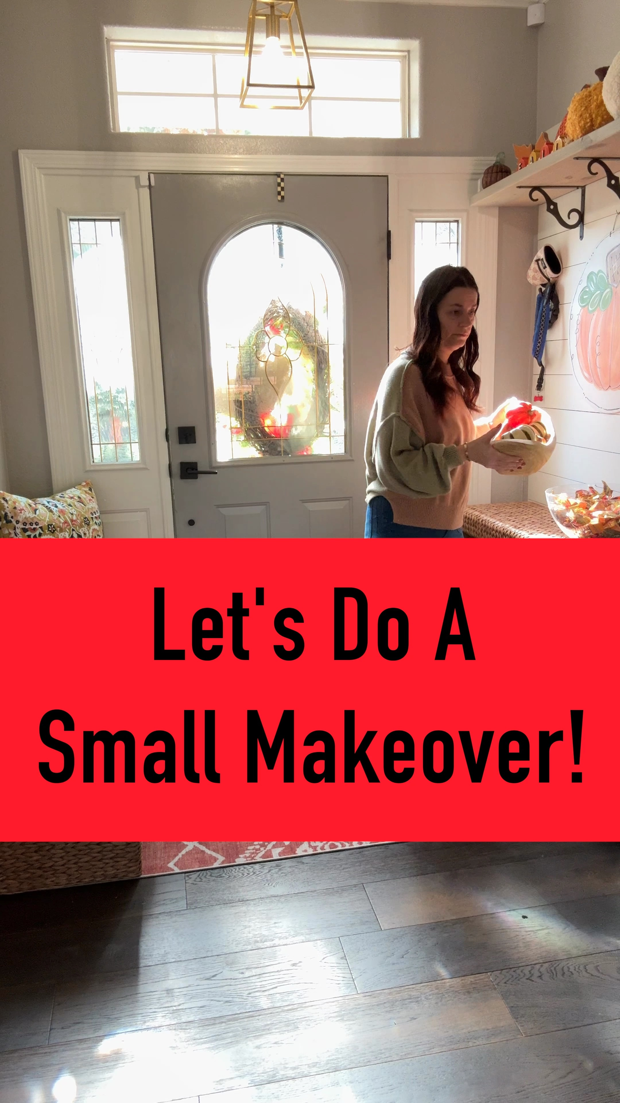 I love mini makeovers and I found a surprise in this one!!!  This leather console table brought all of this together! 

#LTKHome #LTKHoliday #LTKVideo