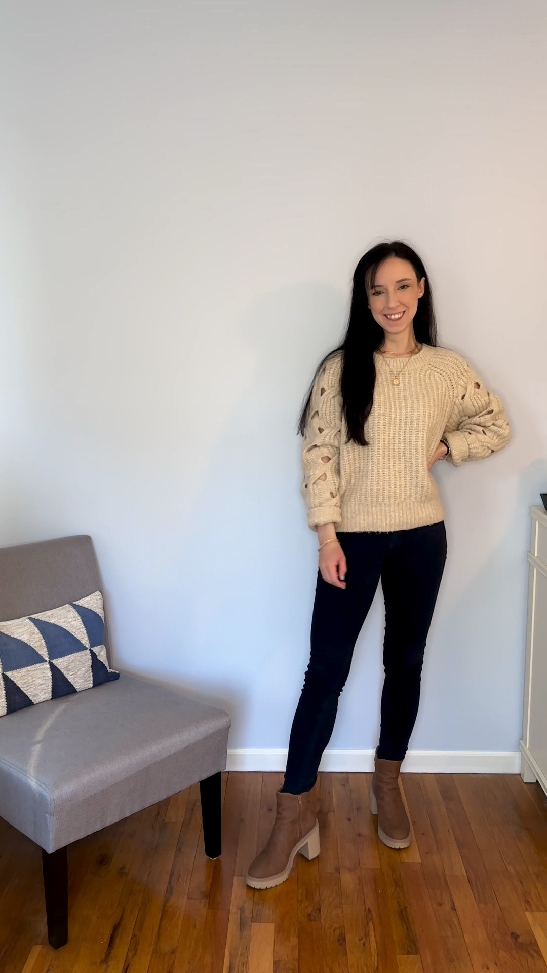 Cold January mornings call for cozy knits. ❄️✨ Here’s what I wore to tackle the midweek hustle in style! #WhatIWoreWednesday #WinterWorkwear #ChicAndCozy #ColdWeatherStyle

#LTKWorkwear #LTKStyleTip #LTKFindsUnder100