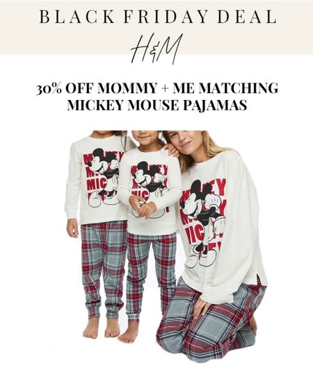 30% off matching mommy and me Mickey Mouse pajama sets! 

#blackfridaydeal #mommyandmepajamas #mickeymousepajamas 

#LTKCyberweek #LTKfamily #LTKHoliday